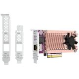 Qnap - QM2 Card - Netwerkkaart - Zilver - Low Profile - 2x M.2 SSD