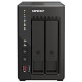QNAP TS-253E NAS Tower Intel® Celeron® J6412 8 GB 0 TB QNAP QTS Zwart