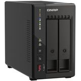 QNAP TS-253E-8G (0 TB), Netwerkopslag, Zwart