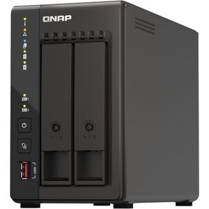 Netwerkopslag NAS Qnap TS-253E Zwart Intel Celeron J6412
