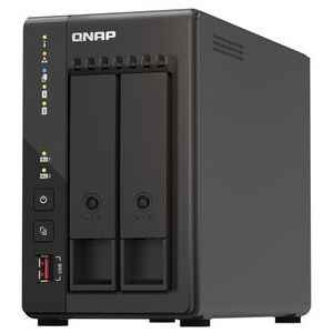 QNAP TS-253E NAS Tower Intel® Celeron® J6412 8 GB 0 TB QNAP QTS Zwart