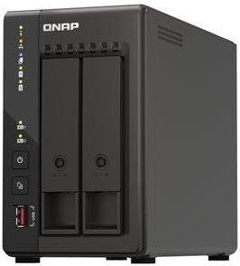 QNAP TS-253E NAS Tower Intel® Celeron® J6412 8 GB 0 TB QNAP QTS Zwart