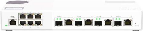QNAP - QSW-M2106-4C - Netwerkschakelaar - Wit - 6 Poorten 2,5Gbps 4 Poorten 10Gbps SFP+/NBASE-T