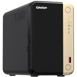 Qnap NAS TS-264-8G - Network Storage - Intel Celeron - 2.5GbE - Zwart