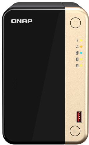 Qnap NAS TS-264-8G - Network Storage - Intel Celeron - 2.5GbE - Zwart