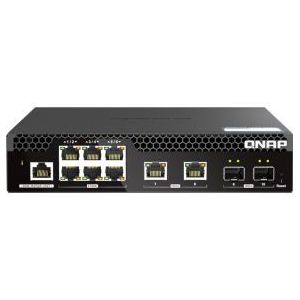 QNAP QSW-M2106R-2S2T 6 poort 2.5Gbps 2 poorten
