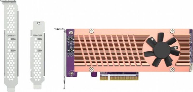 QNAP - QM2-2P-384 - Opslagcontroller - PCIe 3.0 - Low-Profile