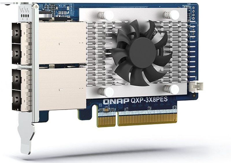 QNAP - QXP-3X8PES - PCIe-kaart - Uitbreiding - QuTS hero/QTS NAS