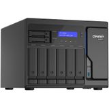 Qnap - TS-h886 NAS - Zwart - Intel® Xeon® D - 4 x 2.5GbE-poorten