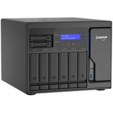 Qnap - TS-h886 NAS - Zwart - Intel® Xeon® D - 4 x 2.5GbE-poorten