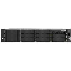 QNAP TS-855EU-8G data-opslag-server NAS Rack (2U) Intel Atom® C5125 8 GB DDR4 0 TB QuTS hero Zwart