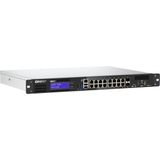 QNAP QGD-1600 Managed Gigabit Ethernet (10/100/1000) 1U Zwart, Grijs