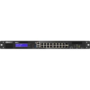 QNAP QGD-1600 Managed Gigabit Ethernet (10/100/1000) 1U Zwart, Grijs