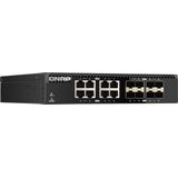 QNAP QSW-3216R-8S8T netwerk-switch Unmanaged L2 10G Ethernet (100/1000/10000) Zwart