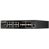 QNAP QSW-M3216R-8S8T netwerk-switch Managed L2/L3 10G Ethernet (100/1000/10000) 1U Zwart