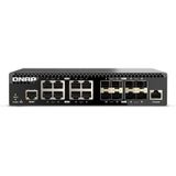 QNAP QSW-M3216R-8S8T netwerk-switch Managed L2/L3 10G Ethernet (100/1000/10000) 1U Zwart