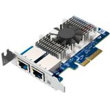 QNAP QXG-10G2T Netwerkkaart Intern - Ethernet 10000 Mbit/s - Groen