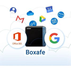 QNAP - Boxafe voor Microsoft 365 - Back-upoplossing - Fysiek Pakket - 1 Gebruiker - 1 Jaar
