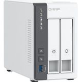 QNAP TS 216G data opslag server NAS Tower Ethernet LAN Wit Cortex A55