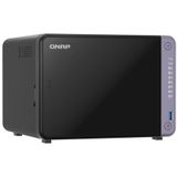 QNAP TS-632X-4G NAS Tower - Zwart - 6 Schijfhouders - 4 GB DDR4