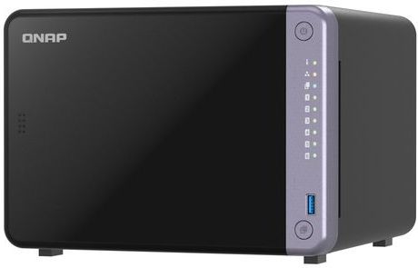 QNAP TS-632X-4G NAS Tower - Zwart - 6 Schijfhouders - 4 GB DDR4