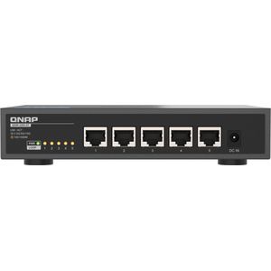QNAP - QSW-3205-5T - Netwerkschakelaar - Zwart - 5 Poorten - 10GbE