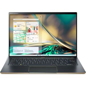 Acer Swift 5 SF514-56T-50DT Intel® Core™ i5 i5-1240P Laptop 35,6 cm (14") WUXGA 16 GB LPDDR5-SDRAM 512 GB SSD Wi-Fi 6E (802.11ax) Windows 11 Home Blauw