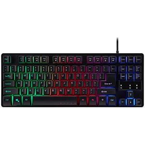 Acer Nitro Gaming TKL-toetsenbord, 80% membraan, toetsenbord voor pc, USB, zwart