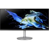 Acer CB342CU computer monitor 86,4 cm (34 inch) 3440 x 1440 Pixels UltraWide Quad HD LCD Zwart, Zilver