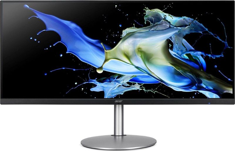 Acer CB342CU computer monitor 86,4 cm (34") 3440 x 1440 Pixels UltraWide Quad HD LCD Zwart, Zilver