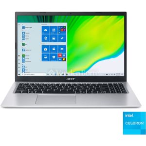 Acer - Aspire 3 A315-35-C1K2 - Laptop - 15.6 inch - Intel Celeron - 4 GB RAM - 128 GB SSD - Pure Silver