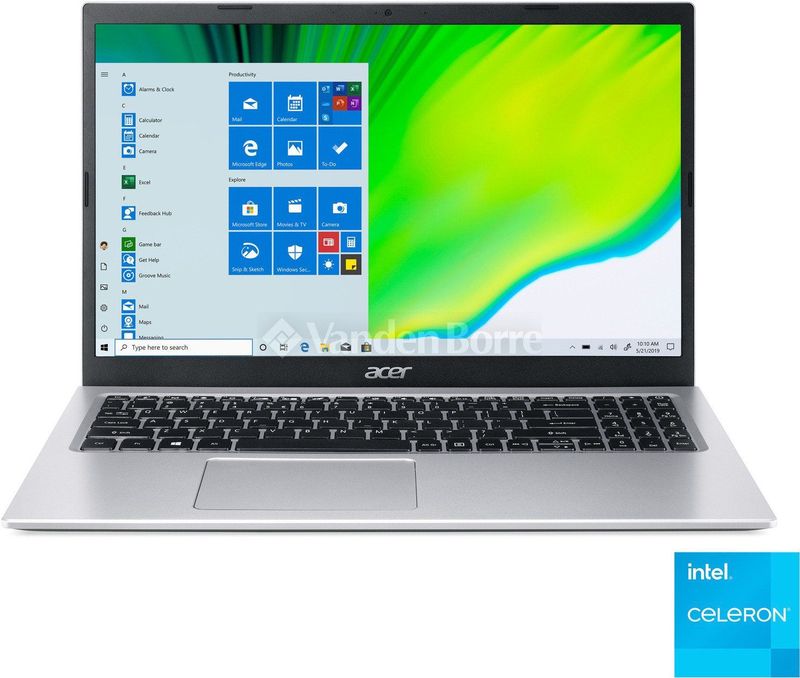 Acer - Aspire 3 A315-35-C1K2 - Laptop - 15.6 inch - Intel Celeron - 4 GB RAM - 128 GB SSD - Pure Silver