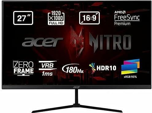 Acer QG270 S3 LED display 68,6 cm (27") 1920 x 1080 Pixels Full HD LCD Zwart