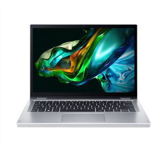 Acer - Aspire 3 Spin 14 - Laptop - Zilver - 14-inch WUXGA IPS Touchscreen