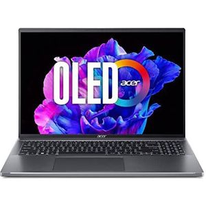 Acer Swift SFG16-71-78CN Intel® Core™ i7 i7-1355U Laptop 40,6 cm (16") 3.2K 16 GB LPDDR5-SDRAM 512 GB SSD Wi-Fi 6 (802.11ax) Windows 11 Home Grijs