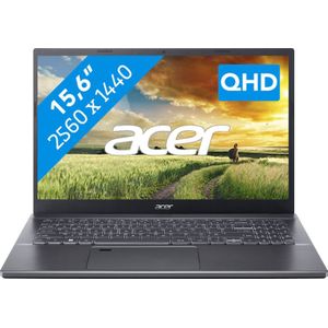 Acer Aspire 5 (A515-57-53QH) TechnikTip | Laptop | 15,6 inch WQHD Display | Intel Core i5-12450H | 16 GB RAM | 512 GB SSD | Intel UHD Graphics | Windows 11 | QWERTZ toetsenbord | grijs