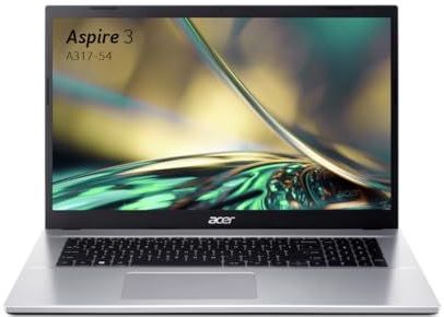 Acer Aspire 3 A317-54-73VM, laptop 17,3 inch Full HD IPS, (Intel Core i7-1255U, 16 GB RAM, 512 GB SSD, Intel Iris Xe Graphics, Windows 11), laptop grijs, AZERTY-toetsenbord (Frans)
