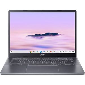 Acer Chromebook Plus 514 CBE574-1-R0S6 AMD Ryzen™ 5 7520C 35,6 cm (14") WUXGA 8 GB LPDDR5x-SDRAM 128 GB SSD Wi-Fi 6E (802.11ax) ChromeOS Grijs