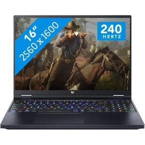 Acer - Predator Helios Neo 16 - Gaming Laptop - Zwart - 32GB RAM - 1TB SSD
