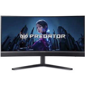 Acer - Predator X34V3bmiiphuzx - Computer Monitor - Zwart - 34 Inch - 3440 x 1440 Pixels