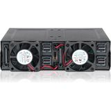 Icy Dock - ToughArmor MB699VP-B - Behuizing voor Opslagschijven - Zwart - Metaal