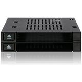 ICY DOCK - flexiDOCK MB522SP-B - Behuizing voor Opslagschijven - Zwart - Kunststof, Metaal