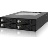 ICY Dock - ToughArmor MB994SK-1B - Opslagdrive Behuizing - Mat Zwart - 4 x Hot-Swap