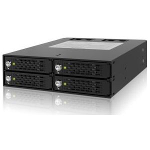 ICY Dock - ToughArmor MB994SK-1B - Opslagdrive Behuizing - Mat Zwart - 4 x Hot-Swap