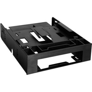 Flex-Fit Trio MB343SP - 2x 2.5"" SSD/HDD & 1x 3.5"" HDD naar 5.25"" Frontpaneel Adapter