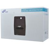 FSP/Fortron FP 600 600VA 2AC outlet(s) Toren Zwart UPS
