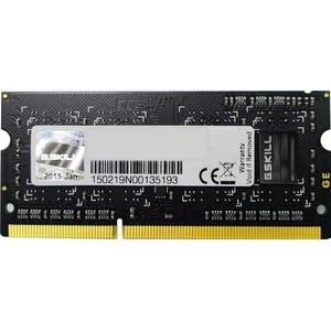 G.Skill - SQ-serie - RAM - Zwart - 1 x 4GB - 1066 MHz - DDR3 SO-DIMM