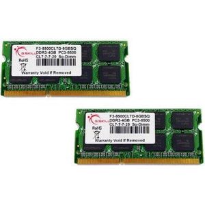 G.Skill - 8 GB DDR3-1066 Kit Geheugen - Laptopgeheugen