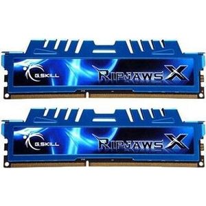 G.Skill RipjawsX (2 x 4GB, 2400 MHz, DDR3 RAM, DIMM 288 pin), RAM, Blauw