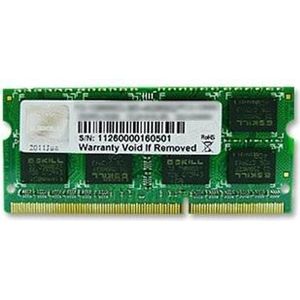 G.Skill 4GB DDR3-1600 SQ Werkgeheugenmodule voor laptop DDR3 4 GB 1 x 4 GB 1066 MHz F3-12800CL11S-4GBSQ